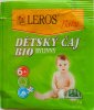 Leros Baby Bio Dětský čaj Bylinný - a
