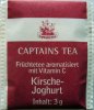 Captains Tea Früchtetee Kirsche Joghurt - a