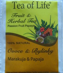 Tea of Life Fruit and Herbal Tea Passion Fruit Papaya - a