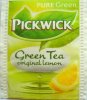 Pickwick 3 Pure Green Green Tea Original Lemon - a