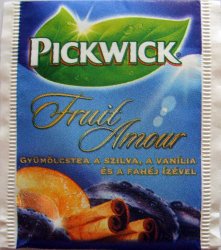 Pickwick 3 Fruit Amour Gymlcstea a szilva a vanlia s a fahj zvel - a