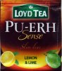 Loyd Tea Pu-Erh Sense Slim line Lemon & Lime - a