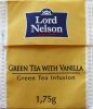 Lord Nelson Green Tea with Vanilla - a