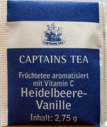 Captains Tea Frchtetee Heidelbeere Vanille - a
