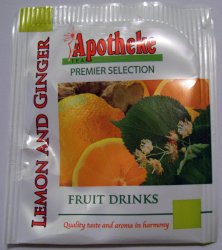 Apotheke F Fruit Drinks Lemon and Ginger - a