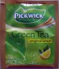 Pickwick Lesk Green Tea original lemon - a