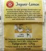 Teekanne Ingwer Lemon - a