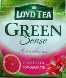 Loyd Tea Green Sense Aromatherapy with Grapefruit and Pomegranate - a