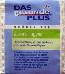 Das gesunde Plus Grner Tee Zitrone Ingwer - a