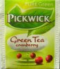 Pickwick 3 Pure Green Green Tea Cranberry - a