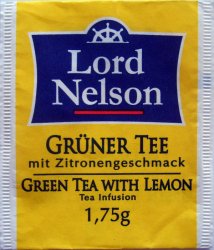 Lord Nelson Grner Tee mit Zitronengeschmack - a